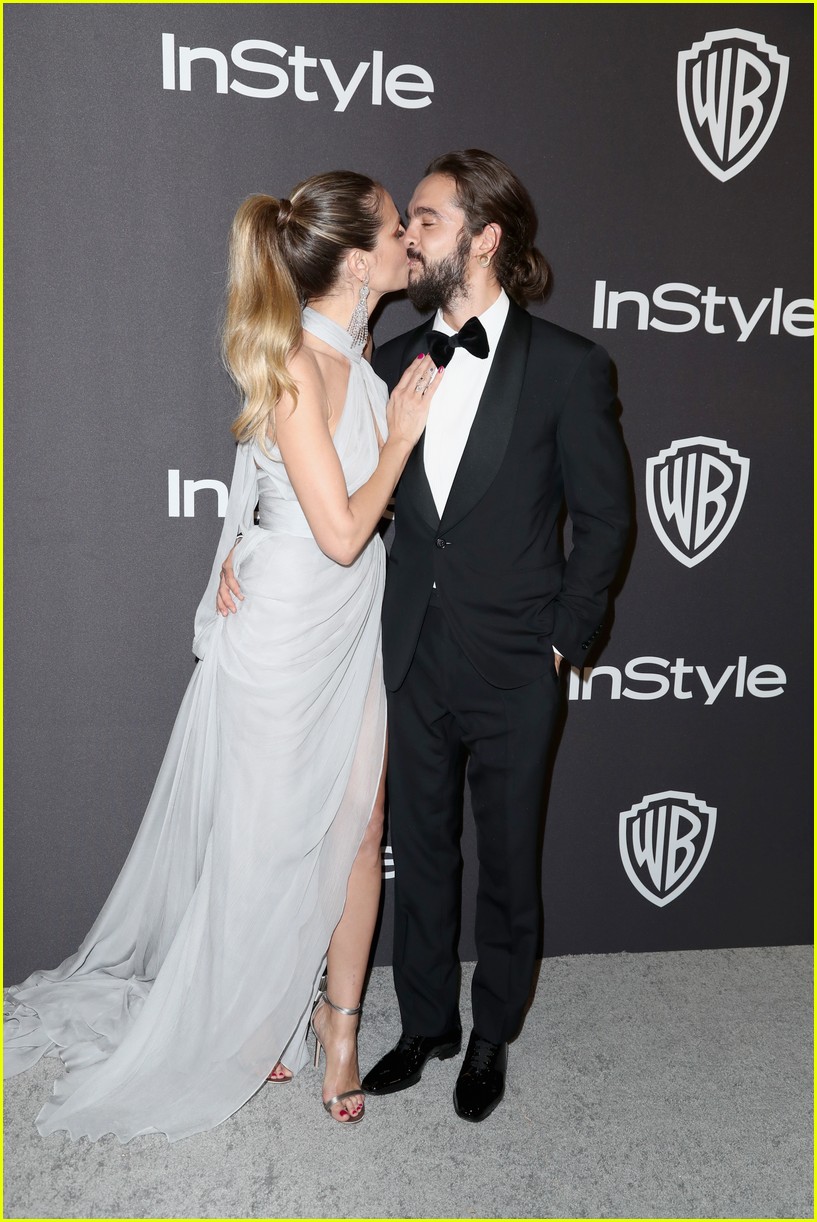 Heidi Klum Shows Some Skin at Golden Globes 2019 After Parties With(01)