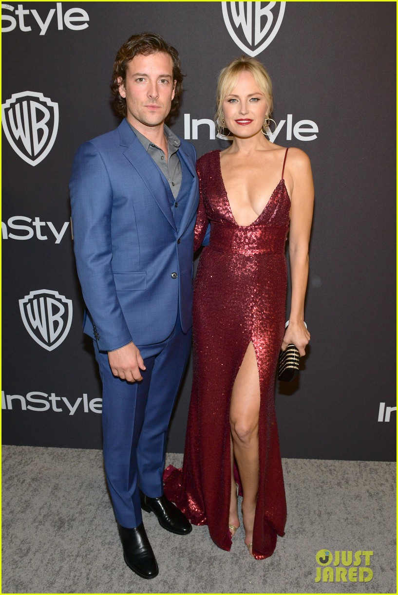 Malin Akerman is Joined by New Husband Jack Donnelly Attend Golden