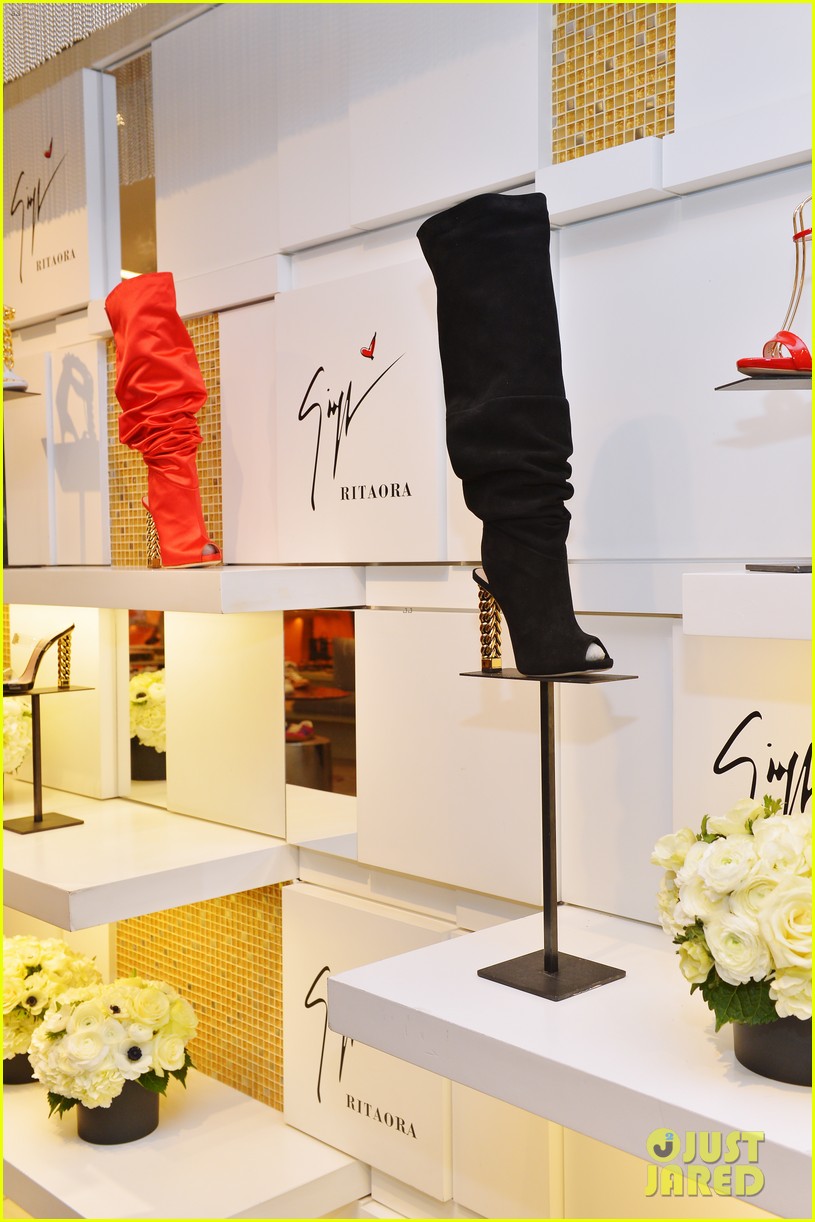 Rita Ora Launches New Shoe Collection with Giuseppe Zanotti: Photo