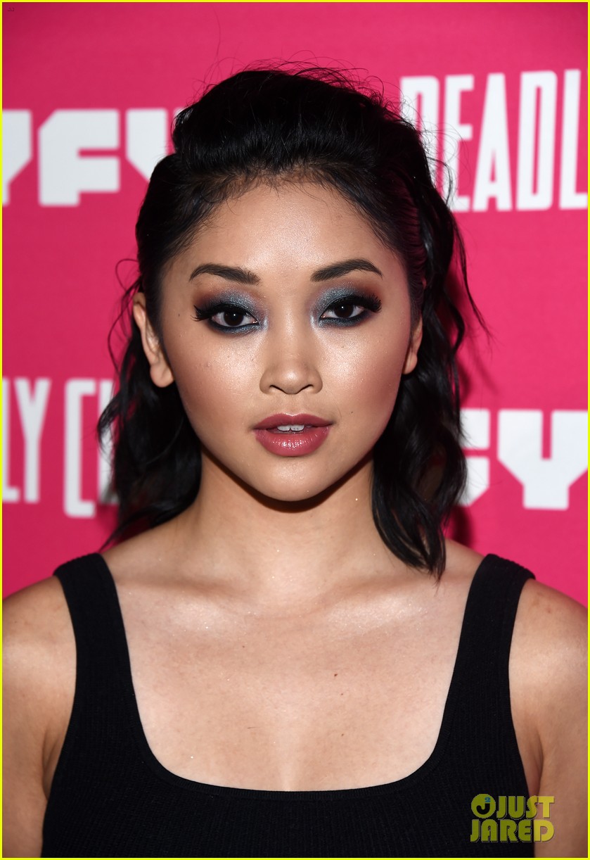 Photo: janel parrish supports lana condor at deadly class premiere 05