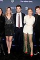 the other two cast get star studded support at series premiere party 02