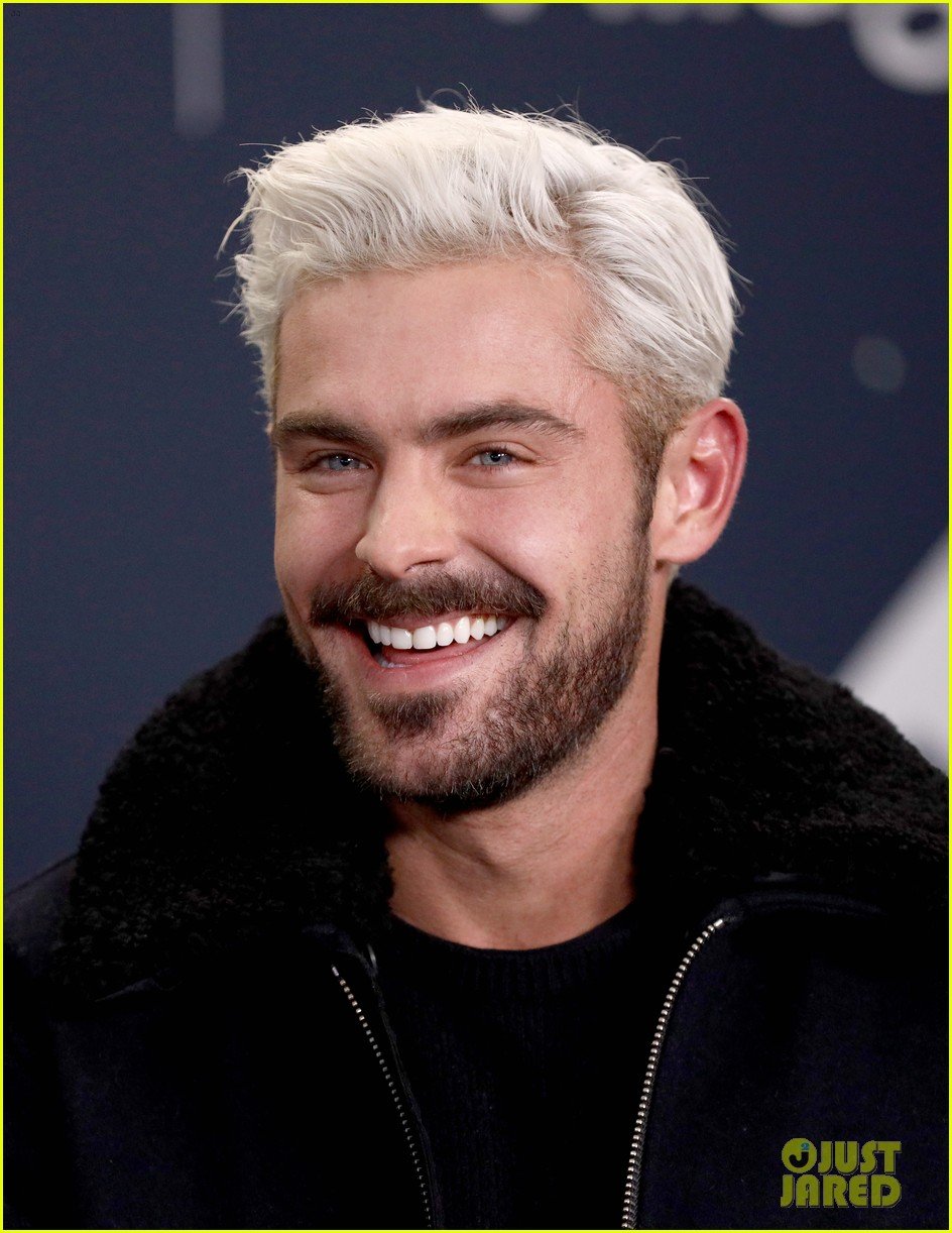 Zac Efron Debuts Bleached Blonde Hair at Sundance Film Festival 2019