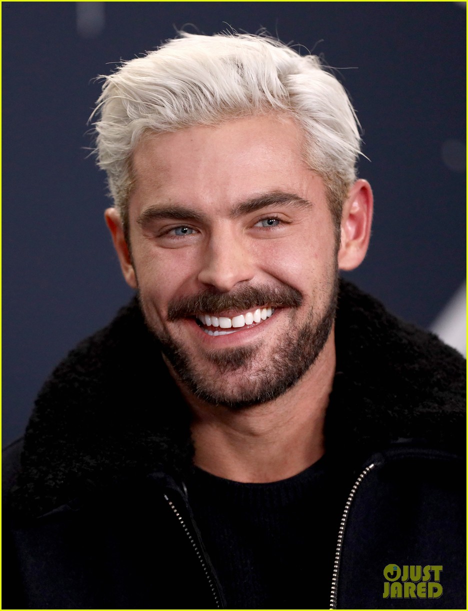 Zac Efron Debuts Bleached Blonde Hair at Sundance Film Festival 2019