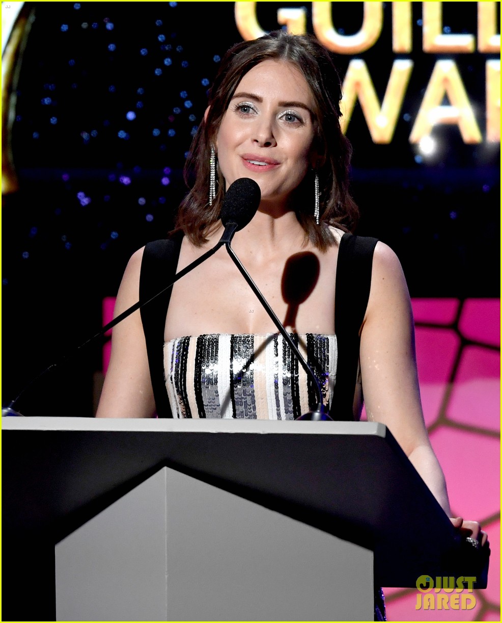 Alison Brie, Jamie Lynn Sigler, & Jane Lynch Step Out for Writers Guild