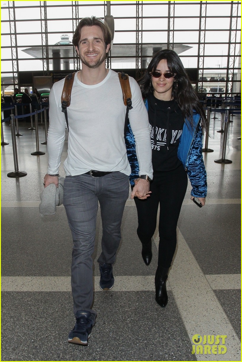 Camila Cabello's Boyfriend Matthew Hussey Joins Her for a Flight Out of
