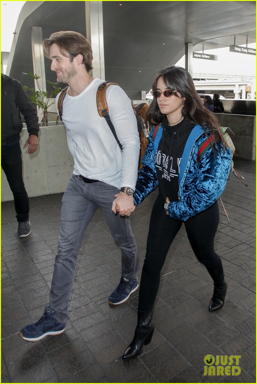 Camila Cabello's Boyfriend Matthew Hussey Joins Her for a Flight Out of