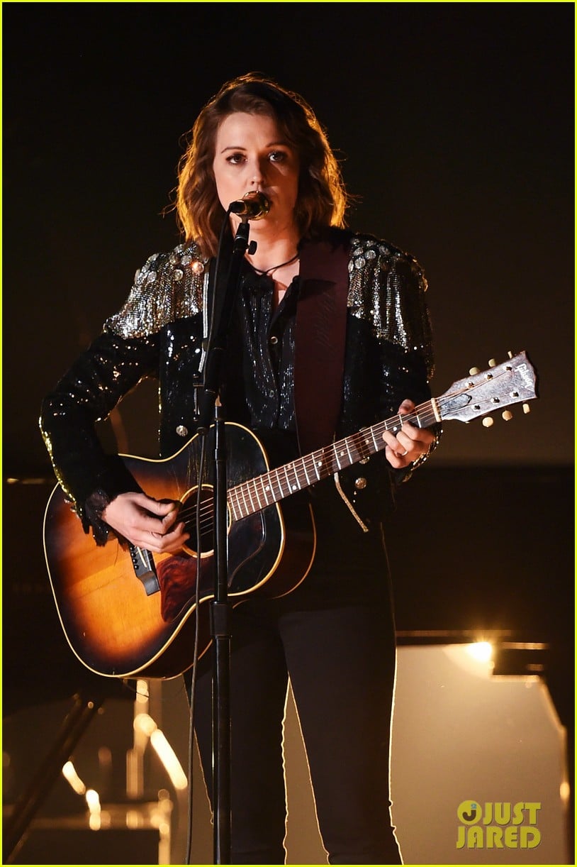 Brandi Carlile Gets Standing Ovation for 'The Joke' Grammys 2019