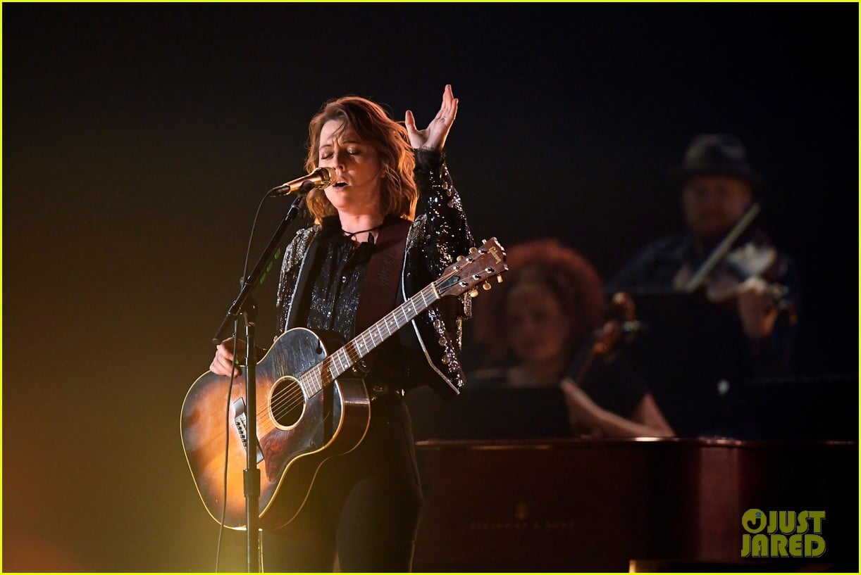Brandi Carlile Gets Standing Ovation for 'The Joke' Grammys 2019