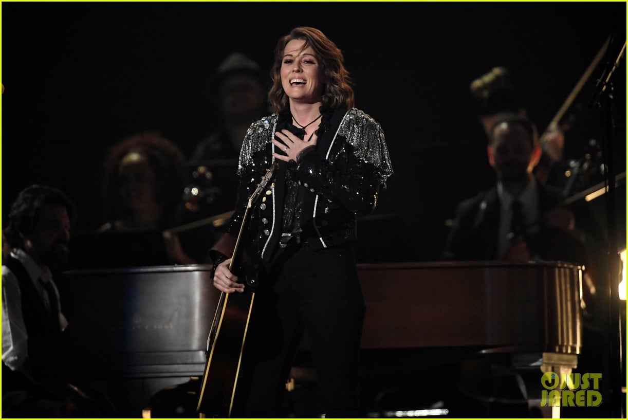 Brandi Carlile Gets Standing Ovation for 'The Joke' Grammys 2019