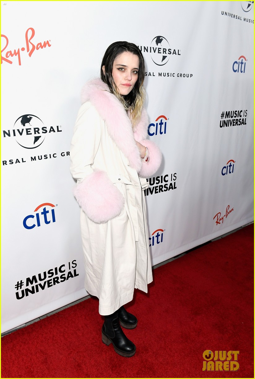 Sabrina Carpenter Glows in Yellow at Universal Music Group's Grammys