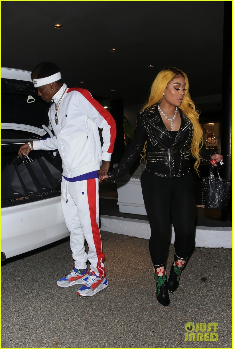 Blac Chyna & New Boyfriend Soulja Boy Spend Valentine's Day Together