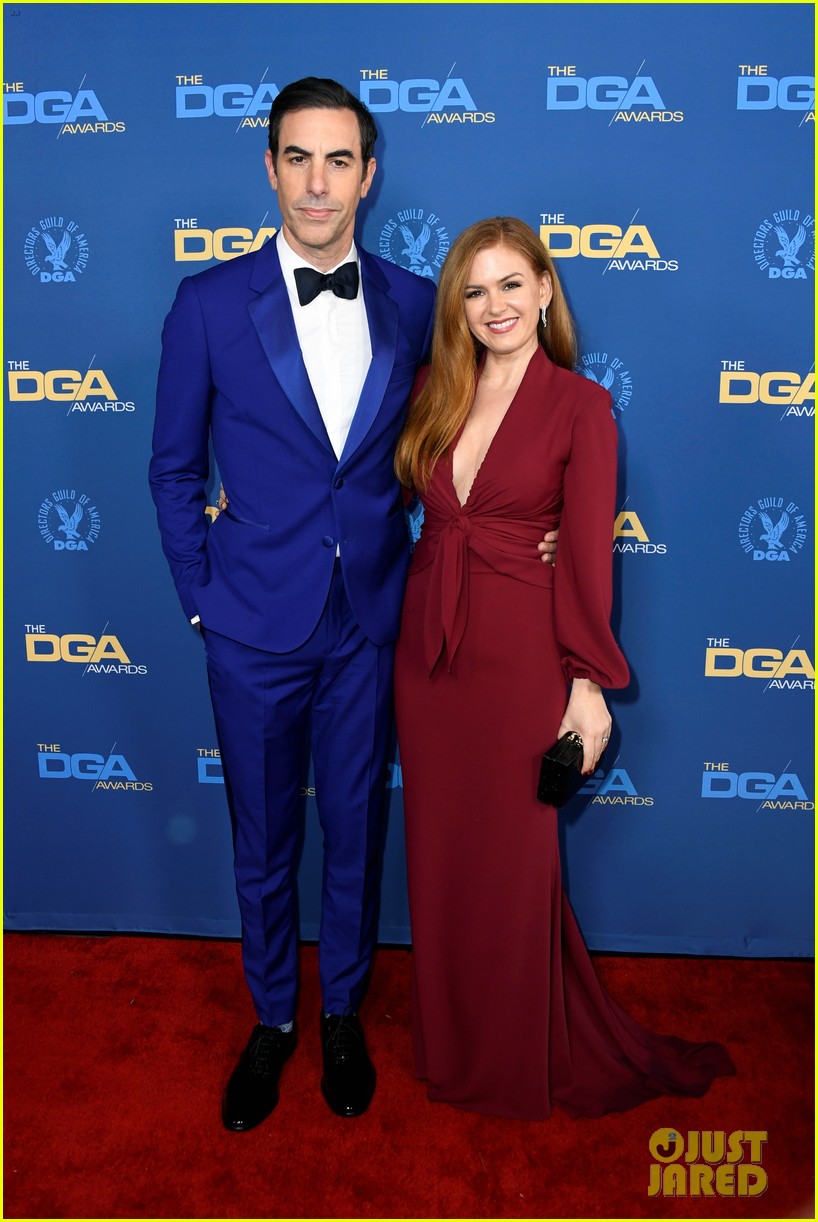 Photo: isla fisher sacha baron cohen jason bateman wife dga awards 03