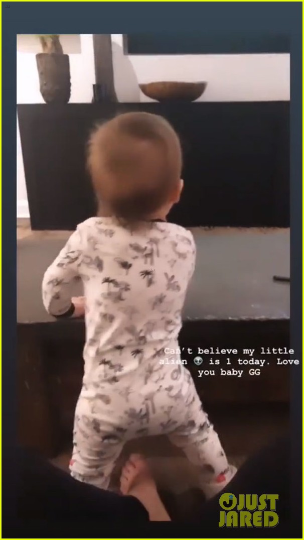 Behati Prinsloo Shares Sweet Video in Honor of Daughter Gio's First(02)