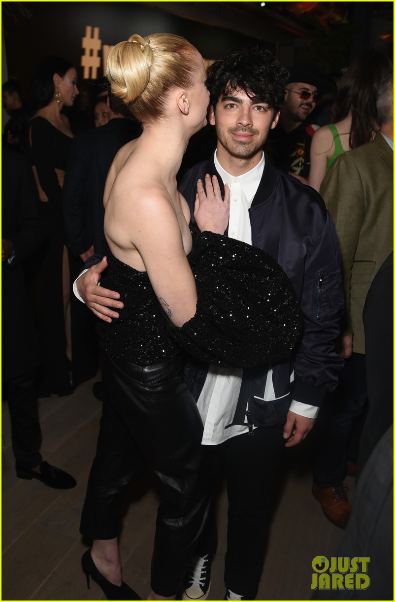 Sophie Turner & Joe Jonas Couple Up at Republic Records Grammys After