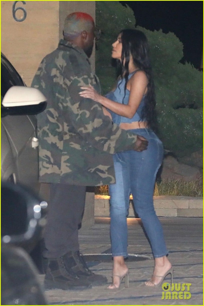 Kim Kardashian & Kanye West Share a Kiss While Celebrating Jonathan