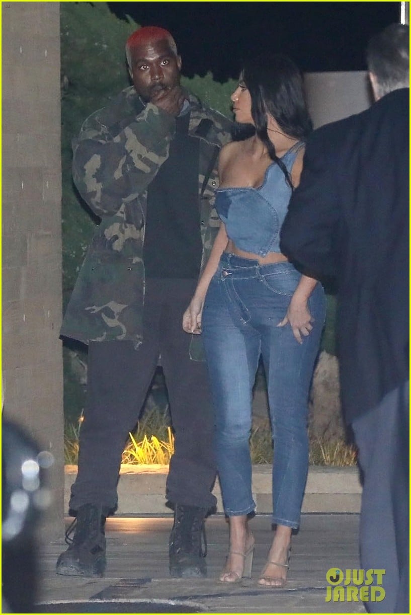 Kim Kardashian & Kanye West Share a Kiss While Celebrating Jonathan