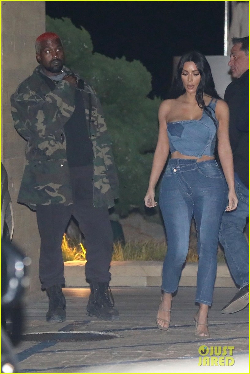 Kim Kardashian & Kanye West Share a Kiss While Celebrating Jonathan