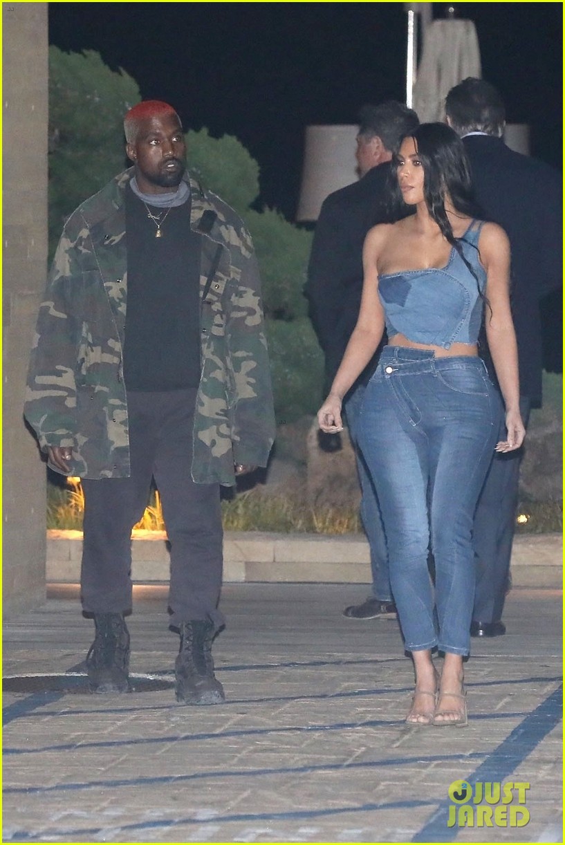 Kim Kardashian & Kanye West Share a Kiss While Celebrating Jonathan