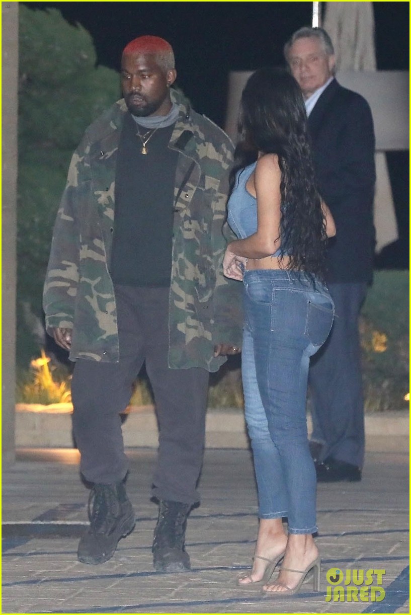 Kim Kardashian & Kanye West Share a Kiss While Celebrating Jonathan