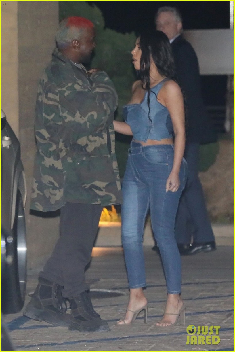 Kim Kardashian & Kanye West Share a Kiss While Celebrating Jonathan