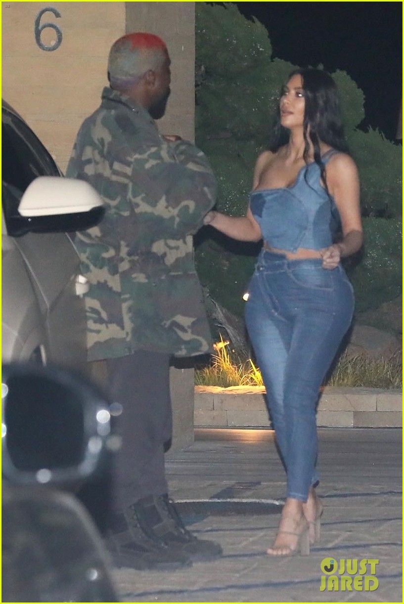Kim Kardashian & Kanye West Share a Kiss While Celebrating Jonathan