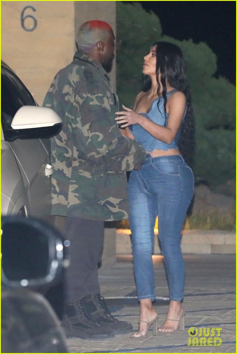Kim Kardashian & Kanye West Share a Kiss While Celebrating Jonathan