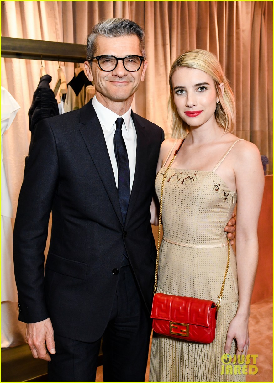 Photo: emma roberts amanda seyfried step out for fendi event in nyc 08