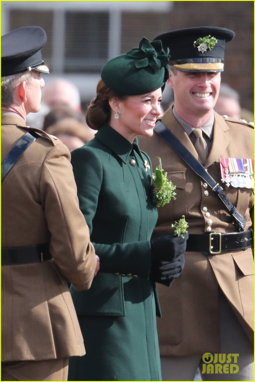 Prince William & Kate Middleton Attend Irish Guards St. Patrick's Day