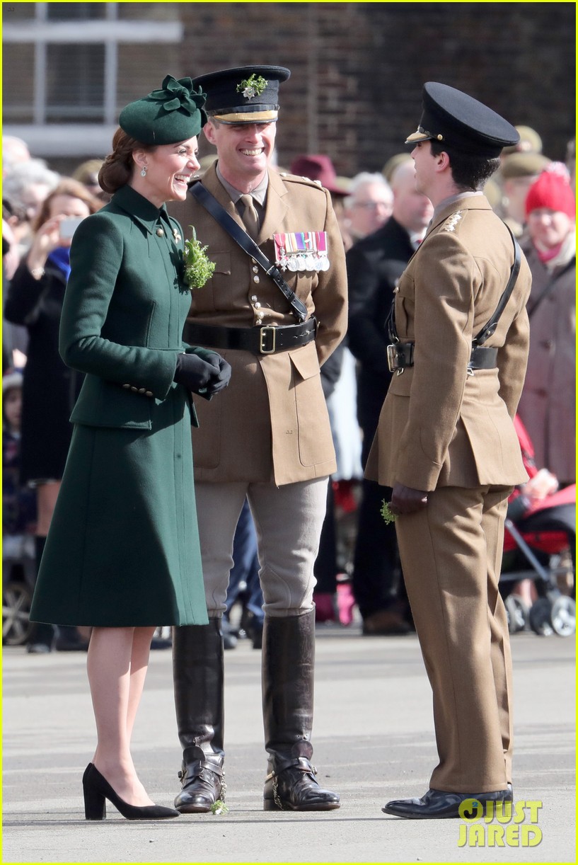 Prince William & Kate Middleton Attend Irish Guards St. Patrick's Day
