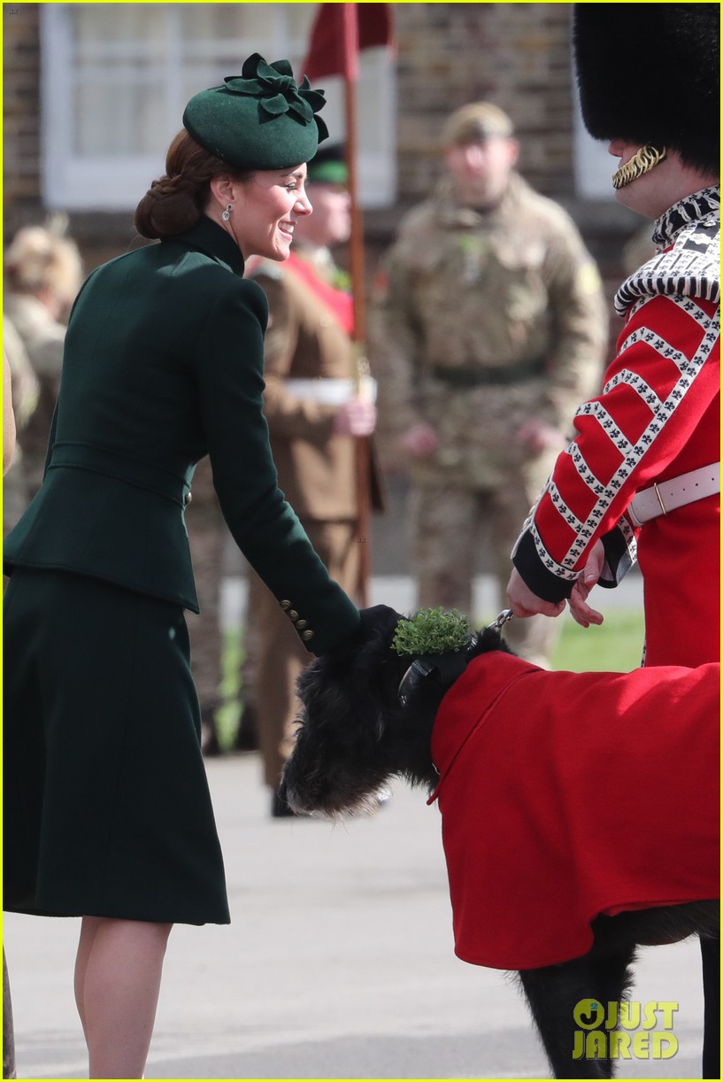 Prince William & Kate Middleton Attend Irish Guards St. Patrick's Day