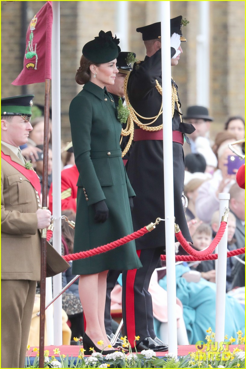 Prince William & Kate Middleton Attend Irish Guards St. Patrick's Day