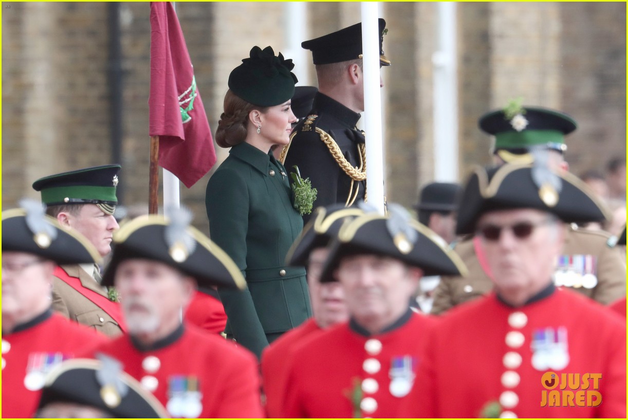 Prince William & Kate Middleton Attend Irish Guards St. Patrick's Day