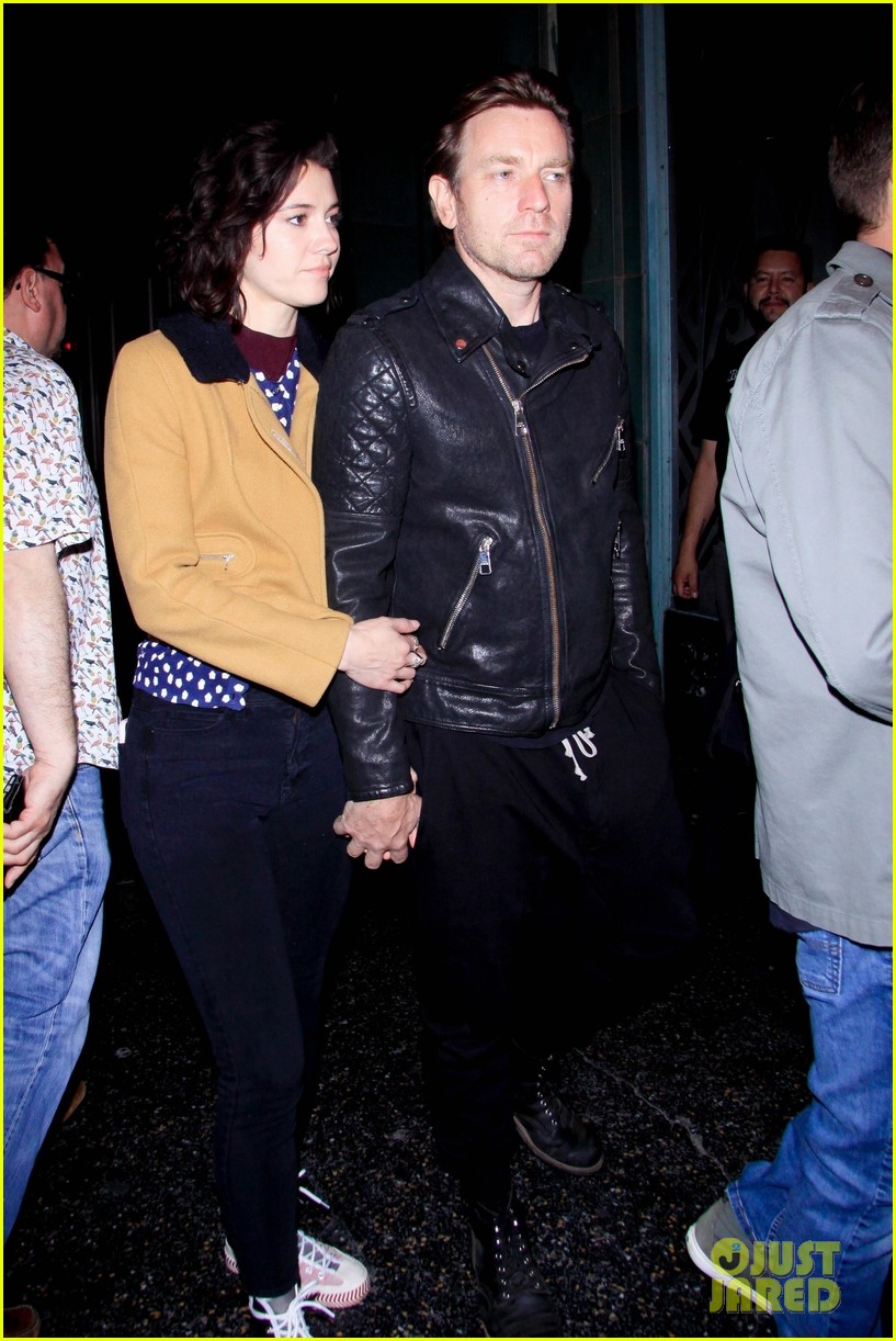 Ewan McGregor & Girlfriend Mary Elizabeth Winstead Photographed During