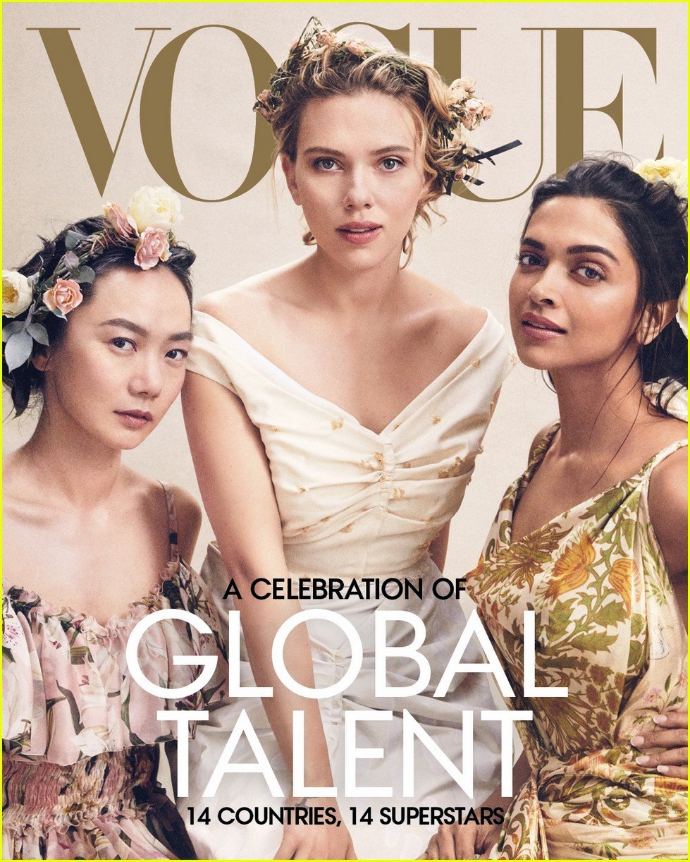 Scarlett Johansson Covers 'Vogue' with Women Representing Global Talent! Photo 4256643 Lea