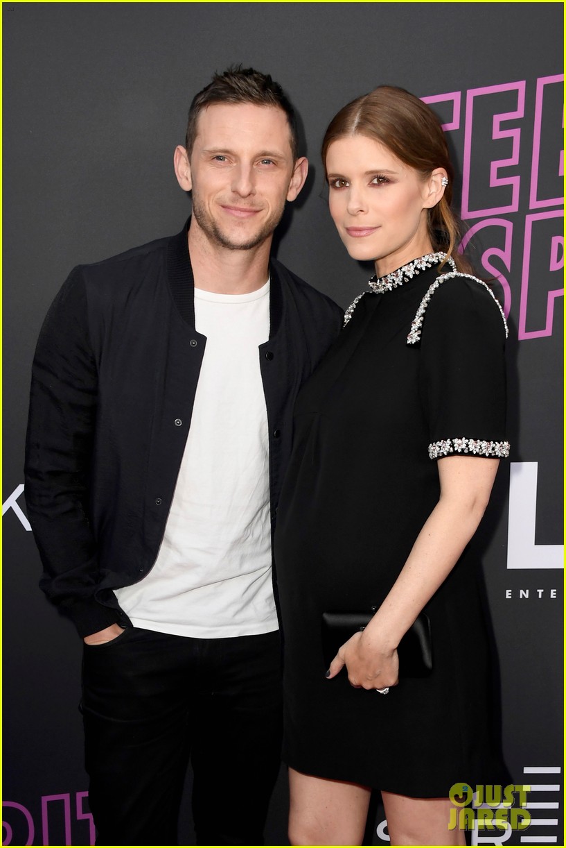 Jamie Bell & Pregnant Kate Mara Step Out for 'Teen Spirit' Premiere
