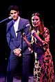 lea michele darren criss perform together at center theatre groups a grand night 01