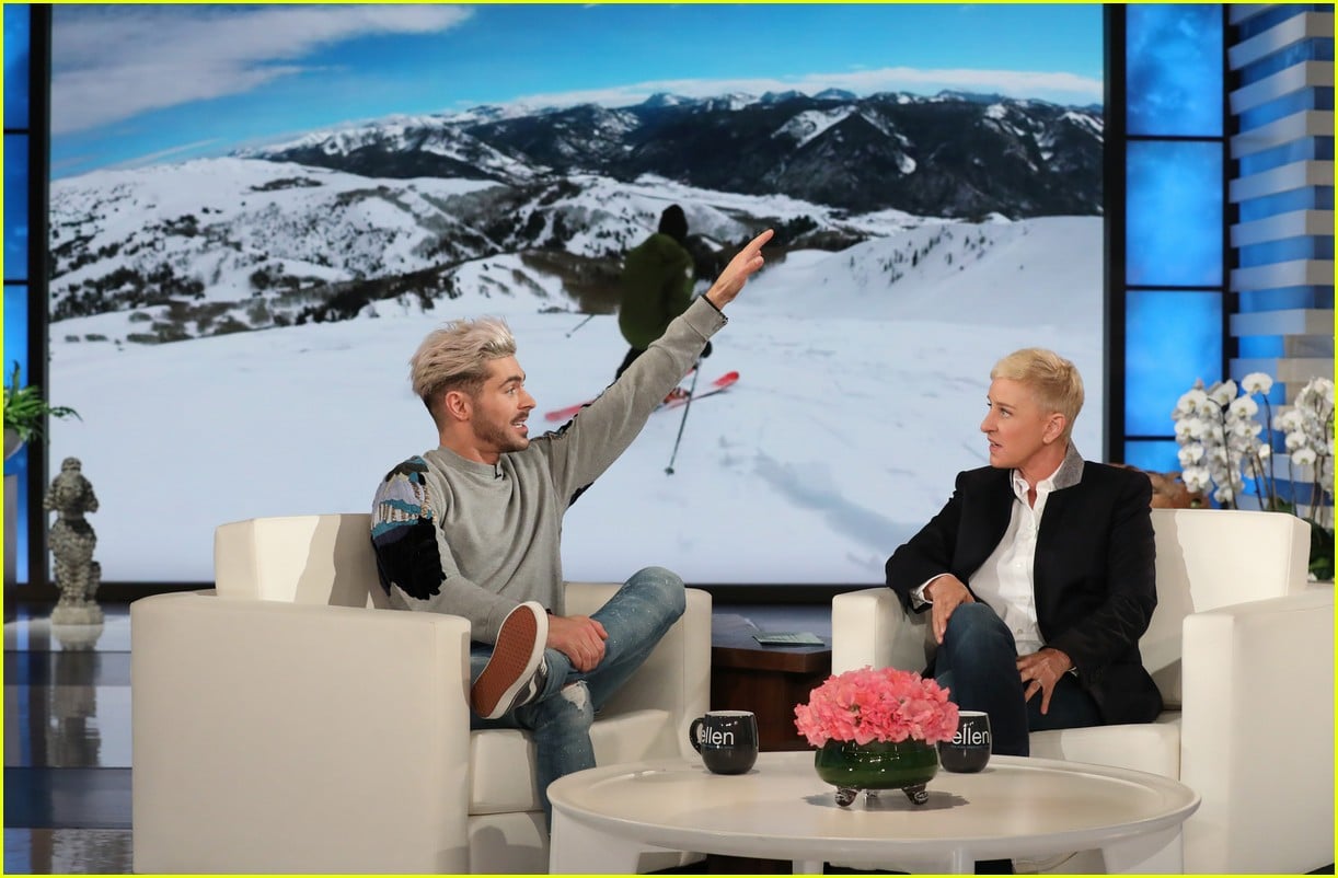 Zac Efron Compares Abs with His Wax Figure on 'Ellen' (Video) Photo