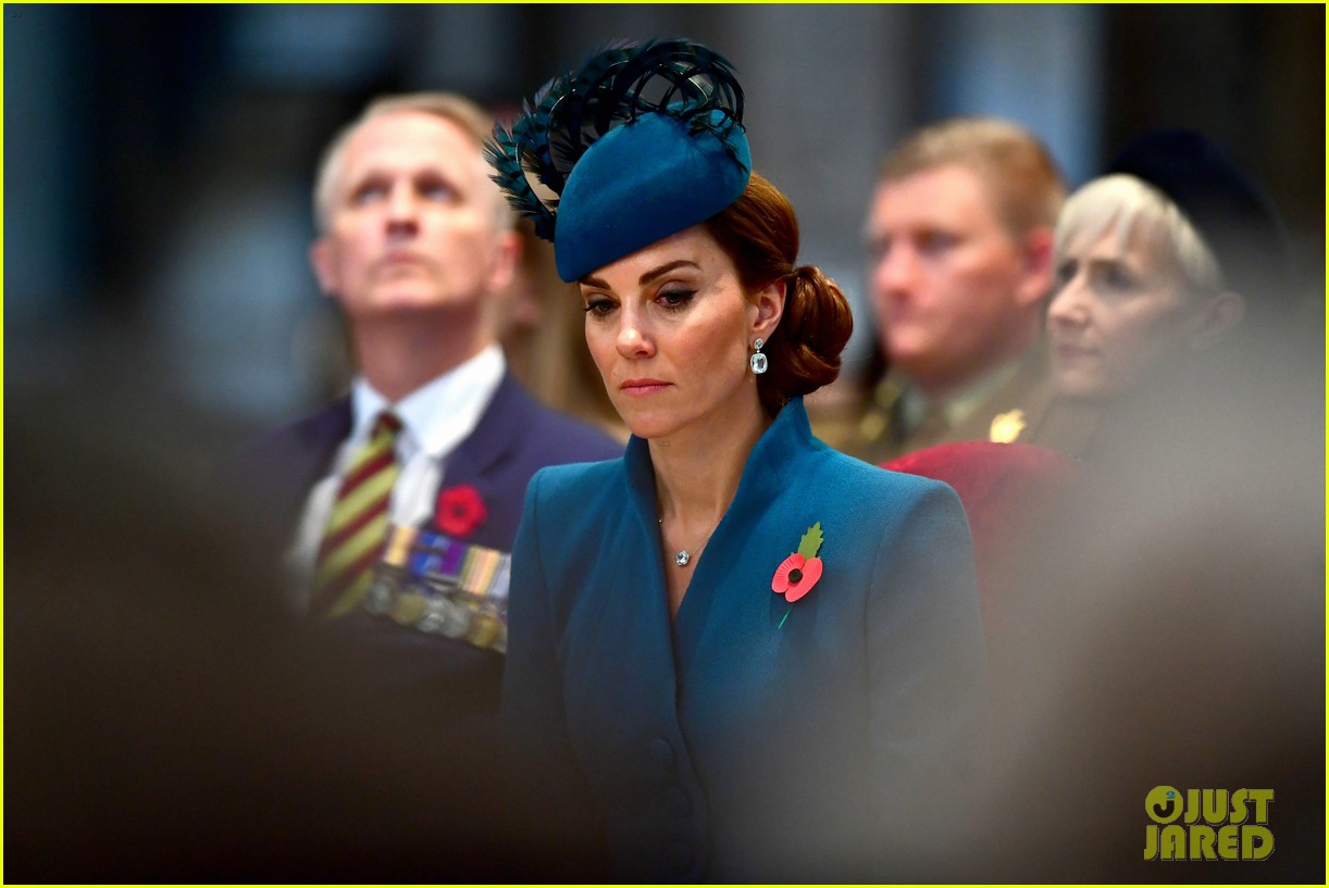 Kate Middleton & Prince Harry Share a Laugh Ahead of Anzac Day Service