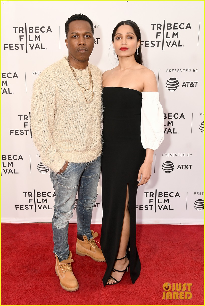 Freida Pinto & Leslie Odom Jr Step Out for 'Only' Screening at Tribeca