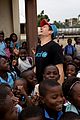 orlando bloom visits children displaced by cyclone idai in mozambique 09