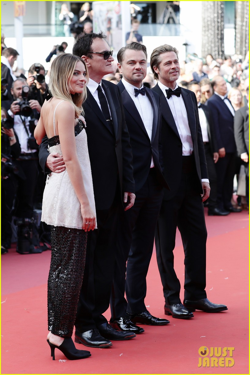 Leonardo DiCaprio, Brad Pitt & Margot Robbie Hit Cannes for 'Once Upon