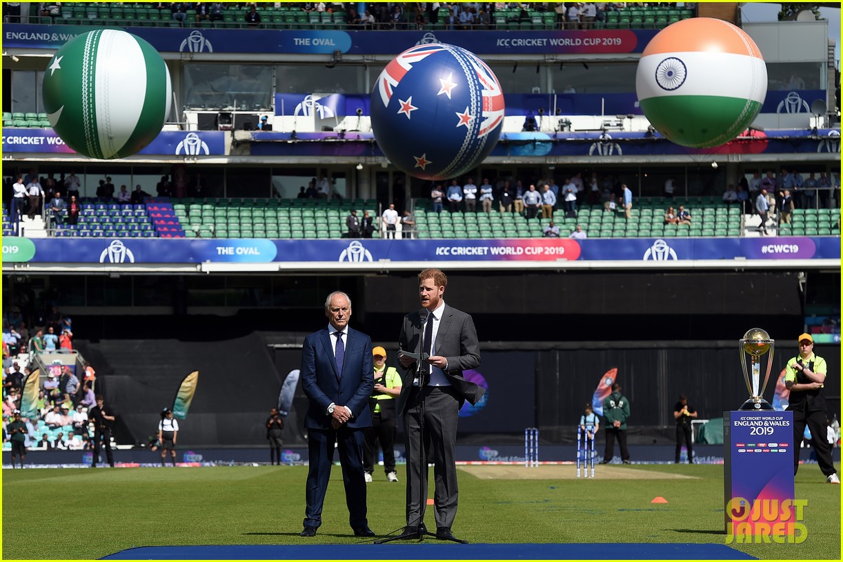 Prince Harry Helps Kick Off ICC Cricket World Cup With Inspiring Speech