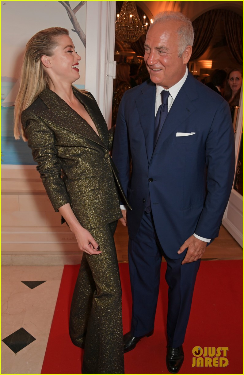 Amber Heard Joins Famous Friends at Michael Kors