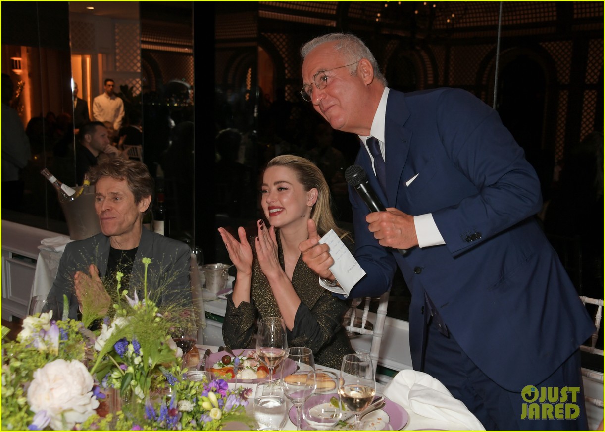 Amber Heard Joins Famous Friends at Michael Kors