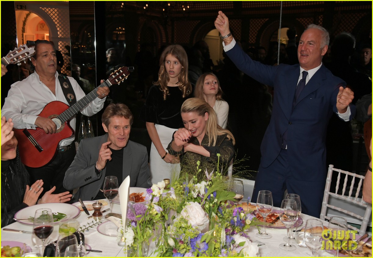 Amber Heard Joins Famous Friends at Michael Kors