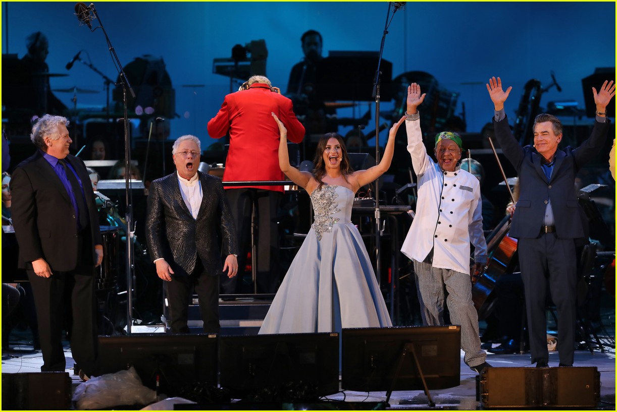 Lea Michele Goes Under the Sea for 'Little Mermaid' Performance at