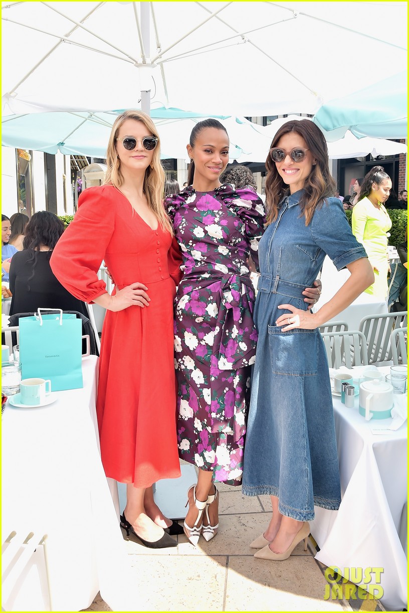 Photo zoe saldana tiffany co event 14 Photo 4282826 Just Jared