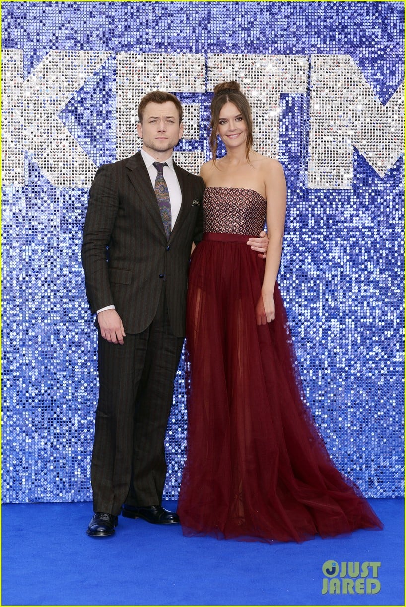 Taron Egerton's Girlfriend Has Supported Him on 'Rocketman' Press Tour