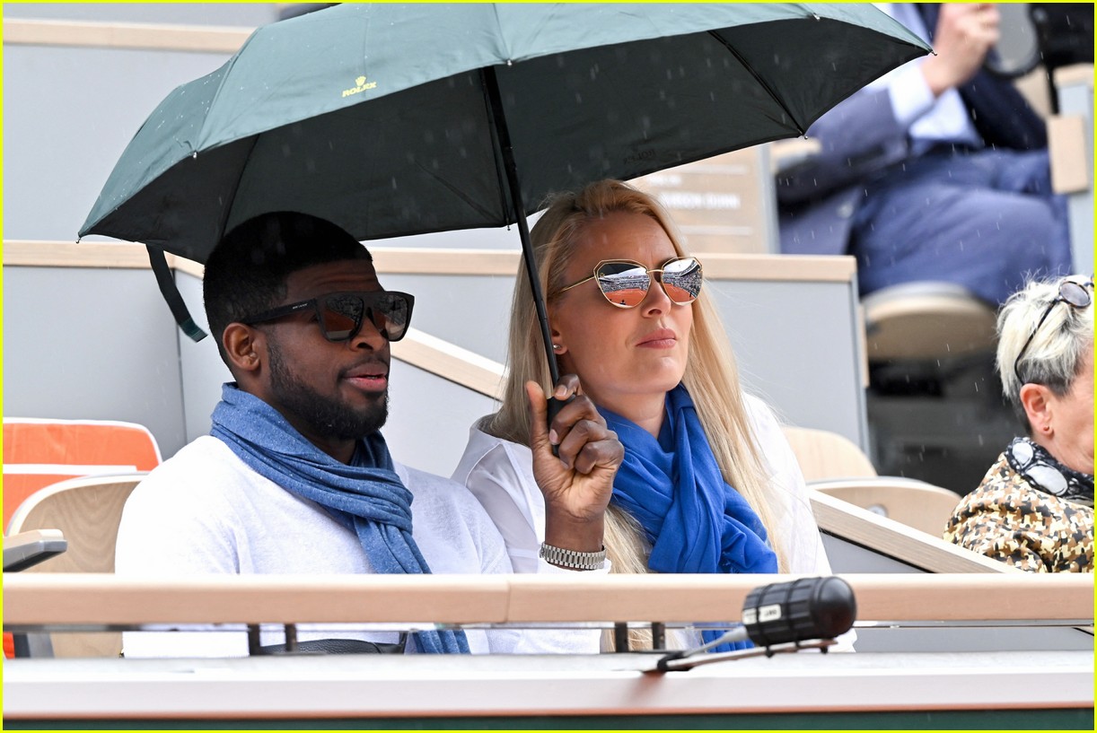 Lindsey Vonn & Boyfriend P.K. Subban Engage in PDA at French Open