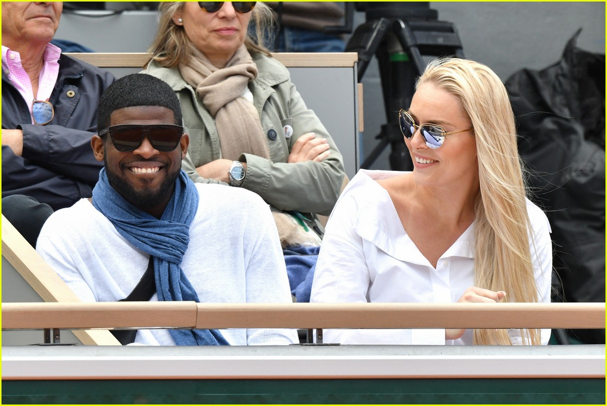 Lindsey Vonn & Boyfriend P.K. Subban Engage in PDA at French Open